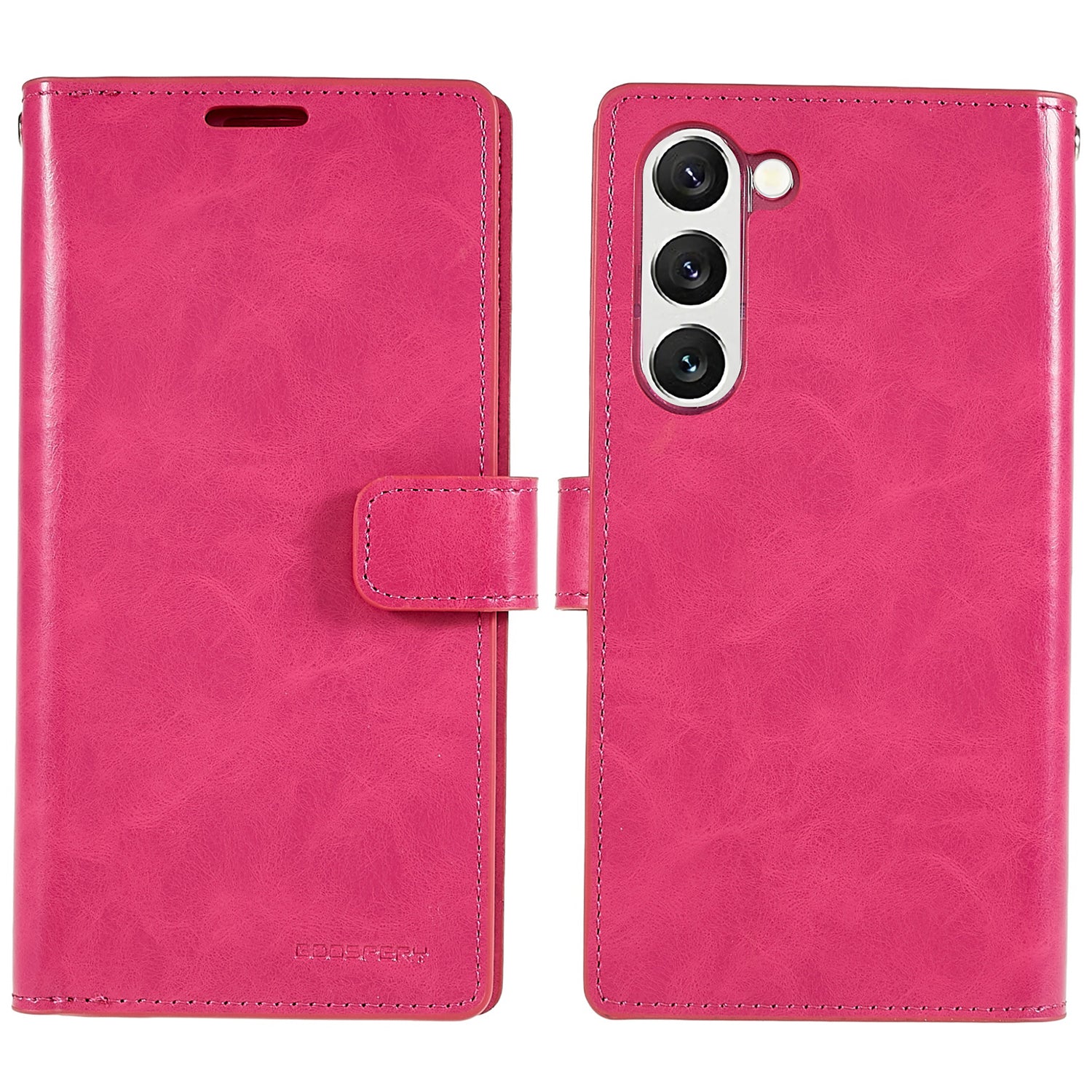 MERCURY GOOSPERY Mansoor Series for Samsung Galaxy S23 Multiple Card Slots Leather Phone Case Anti-scratch Wallet Cover MERCURY GOOSPERY Mansoor Series for Samsung Galaxy S23 Multiple Card Slots Leather Phone Case Anti-scratch Wallet Cover